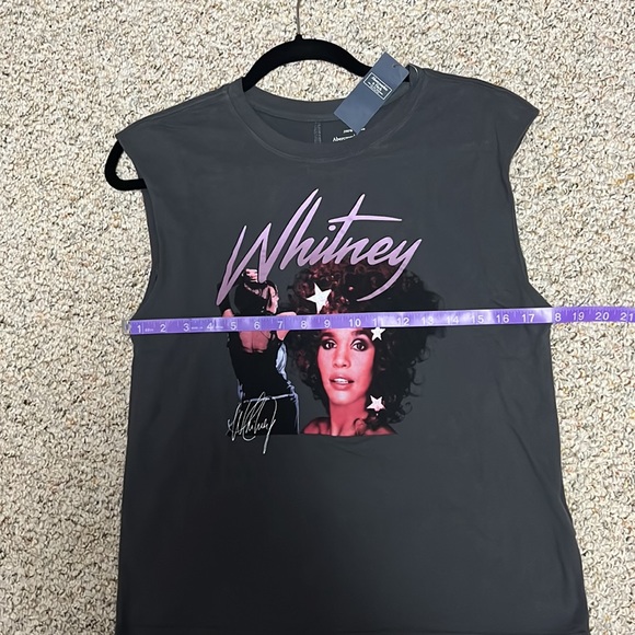 NWT A&F Whitney Houston Muscle Tee - Picture 6 of 6